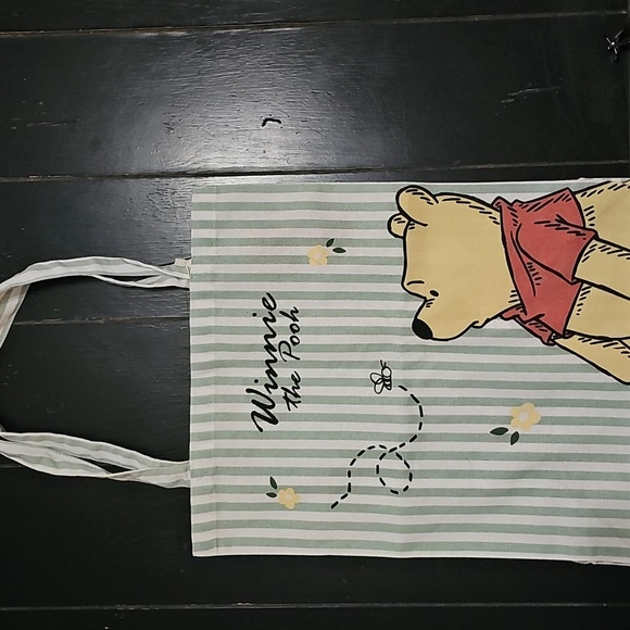 Winnie the Pooh Striped Tote Bag - Picture 1 of 3